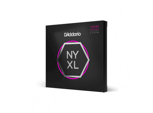 D'Addario NYXL0980 09-80 Super Light 8-String, NYXL Electric Guitar Strings D'Addario NYXL0980 09-80 Super Light 8-String, NYXL Electric Guitar Strings